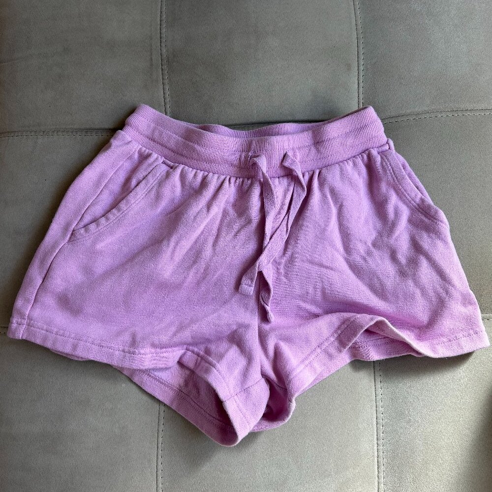 Lavender Knit Athletic/Lounge Shorts